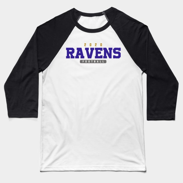 Ravens Football Team Baseball T-Shirt by igzine